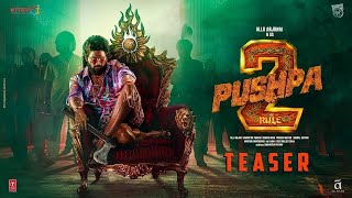 Pushpa 2  The Rule Trailer  Allu Arjun  Rashmika Mandanna  Fahadh Faasil  Pushpa 2 Teaser [upl. by Scales]