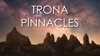 TRONA PINNACLES  Milky Way Landscape and Film Photography in the California Desert [upl. by Adalia]