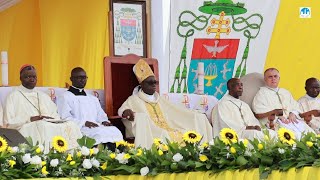 Deuxième partie de la messe dordination de Mgr Abel Liluala archevêque de Pointe Noire [upl. by Ackerman692]