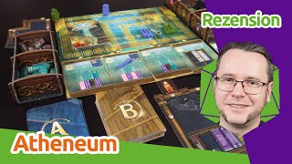 Atheneum Mystic Library  BrettspielRezension  staygeeky [upl. by Atirac138]