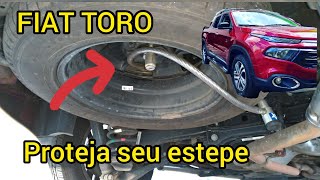 Fiat Toro Como Proteger seu estepe Contra Roubo 😎 [upl. by Nitsej]