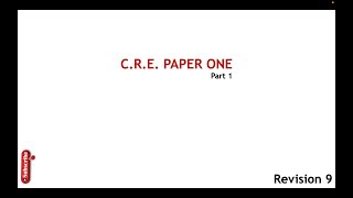 cre paper 1  cre paper 1 revision 9 part 1  cre paper 1 questions and answers [upl. by Debra]