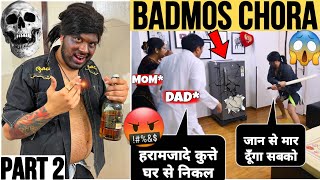 BADMOS CHORA 🔥  PRANK ON MY PARENTS 🤬  GONE WRONG ❌️  Skater Himanshu [upl. by Krasnoff372]