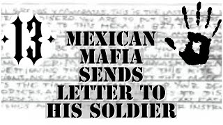 MEXICAN MAFIA SENDS LETTER FROM THE FEDS WITH A CLEAR MESSAGEmafia mexican trending losangeles [upl. by Eshman]