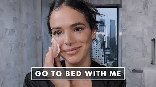 Bruna Marquezine’s Guide To Glowing Skin  Go To Bed With Me  Harper’s BAZAAR [upl. by Ayotaj]