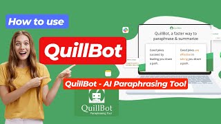 How to use QuillBot  QuillBot  AI Paraphrasing Tool  Save time amp improve writing Instantly [upl. by Anastatius192]