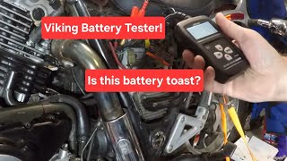 Using the VIKING12V Digital Battery and System Tester on the 83 Shadow 750 and 84 Shadow 500 [upl. by Wohlen]