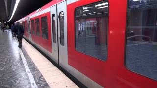 SBahn Hamburg  Züge der City SBahn im Tunnel 1080p [upl. by Eeldivad888]