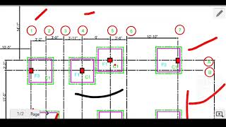 footing layout drawing [upl. by Lonny46]