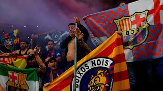 FC BARCELONA FANS  ULTRAS  BOIXOS NOIS  SPAIN [upl. by Surbeck470]