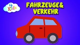 Fahrzeuge und Verkehr lernen für Kinder Zu LandWasser und Luft deutsch [upl. by Cristen]