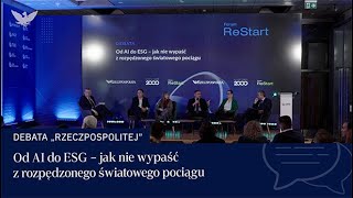 Relacja z panelu Od AI do ESG  jak nie wypaść z rozpędzonego światowego pociągu [upl. by Angadresma]