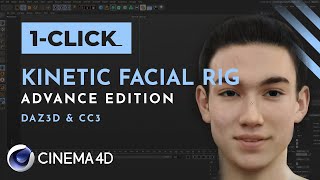 Kinetic Facial Rig  Cinema 4D Auto Rigger [upl. by Johanna685]