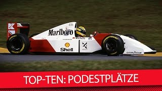 Top10 Formel1Fahrer mit den meisten Podestplätzen [upl. by Lawrenson929]