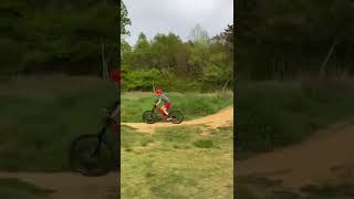 9 year old riding a Rocky Mountain Reaper 24 mountain bike at Hobby Park in North Carolina [upl. by Anawed]