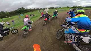 Awesome Race at Bushton MX  MotoVlog 7 [upl. by Noellyn]