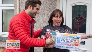 StreetPrize Winners  SA4 3BZ in Gowerton on 23092018  Peoples Postcode Lottery [upl. by Marena]