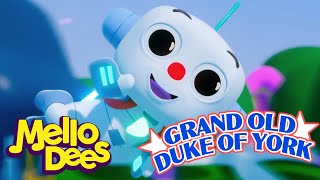 The Grand Old Duke of York  Mellodees Kids Songs amp Nursery Rhymes  SingALong [upl. by Sivartal681]