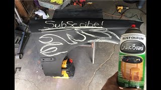 How to chalk board paint using Rustoleum  DIY Painting [upl. by Trask731]