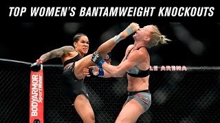 Top 10 Womens Bantamweight Knockouts in UFC History [upl. by Anitnauq]