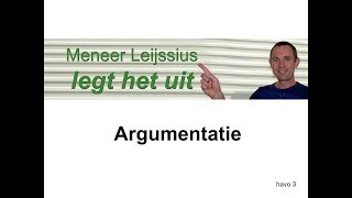 Argumentatie  begrippen [upl. by Hteboj47]