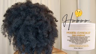 Mixed Chicks Deep Conditioner on 4C Natural Hair  Demo  Review [upl. by Okiman336]