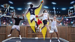 CRAZIEST 2v2 Trampoline Basketball TOURNAMENT [upl. by Lauree]