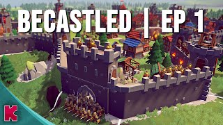 Becastled  Construire une Ville Fortifiée et Se Défendre  ép 1 gameplay fr [upl. by Nike]