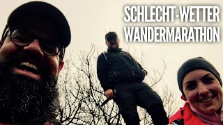 42km durch Wind Regen amp Schnee im Mai  Wandermarathon Donnersberg [upl. by Dalila]