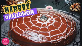 Gâteau marbré dHalloween  recette facile et amusante  🎃👻😈 [upl. by Heloise]