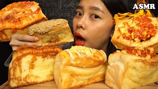 ASMR Loaded Toast Sandwiches w Massive Fillings Spicy Tuna Spicy Fried Chicken  Eating Sounds [upl. by Adnalue]