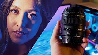 Best Budget Portrait Lens The Canon EF 85mm USM f18  Why you Need It Samples [upl. by Robillard]