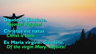 Gaudete with lyrics for congregations [upl. by Killoran]