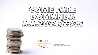 ERGO  Domanda online matricole Anno Accademico 20242025 [upl. by Towroy]