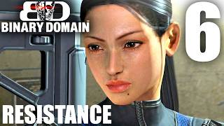 Lets Play Binary Domain  Episode 6 Resistance  Chapter 4 Refuse and Resist  Gorilla Boss Fight [upl. by Bevvy]