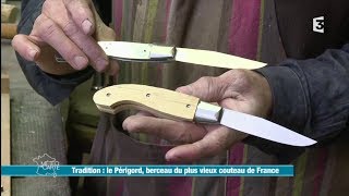 Reportage France 3  COUTEAUX du PERIGORD au MOULIN de LAPEYRE [upl. by Yuht]