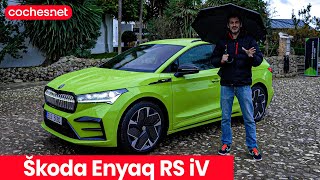 Skoda Enyaq RS iV  Prueba  Test  Review en español  cochesnet [upl. by Philippe]