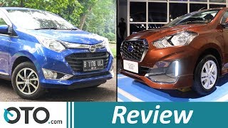 Datsun Go vs Daihatsu Sigra  Review  Unggul Mana  OTOcom [upl. by Chiquita]