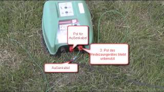 Rasenroboter Kein Schleifensignal Weidezaungeraet [upl. by Imaj]