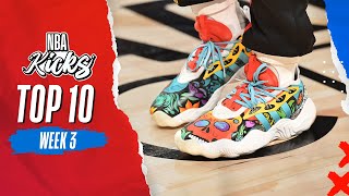 Top 10 Sneakers in the NBA  NBAKicks  Week 3 [upl. by Eirased642]