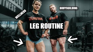 Complete Leg day routine ft Wellness olympian Emily Azzarello [upl. by Akerdna]