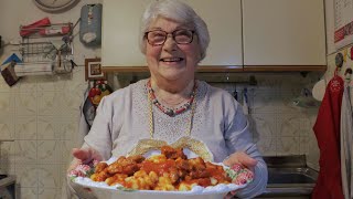 How to Make Gnocchi with Pork Ribs from Rome  Pasta Grannies [upl. by Kepner295]