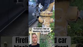 Firefighters encounter vehicle blocking a hydrant in Los Angeles California [upl. by Lesak]