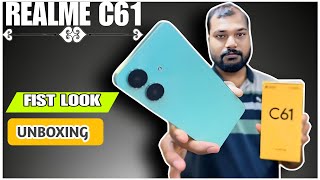 Realme C61 Unboxing and Review  32MP Super Clear Camera  90Hz Eye Comfort  Rain Water Touch 🔥🔥🔥 [upl. by Uot271]