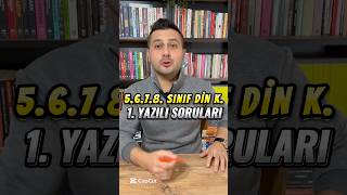 Ortaokul 5678 Sınıf Din Kültürü 2 Dönem 1 Yazılı Soruları yazılısınavsoruları [upl. by Gemmell414]