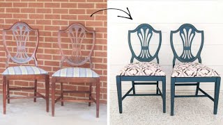 How to Reupholster a Dining Chair with Perfectly Smooth Corners [upl. by Nnylesor]