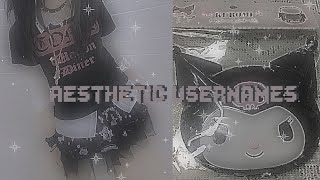 aesthetic usernames ⛓️ [upl. by Vernon60]