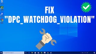 How to Fix quotDPCWATCHDOGVIOLATIONquot Issue in Windows 1011 [upl. by Theo]