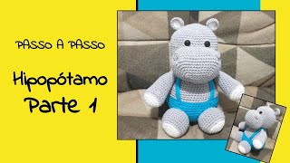 Hipopótamo amigurumi  parte 1 [upl. by Maxie]