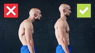 Improve Your Posture  3 Exercises Only [upl. by Sirrom]